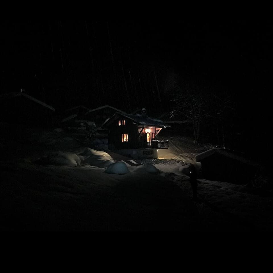 Chalet en hiver